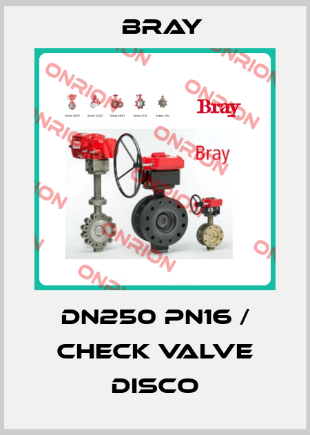 DN250 PN16 / CHECK VALVE DISCO Bray