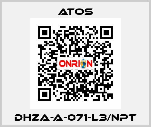 DHZA-A-071-L3/NPT Atos