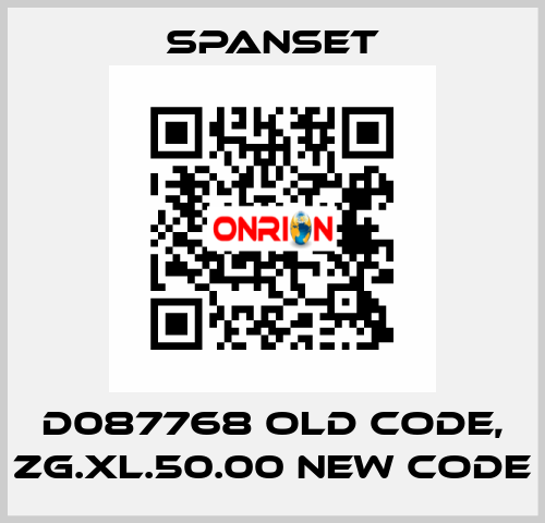 D087768 old code, ZG.XL.50.00 new code SpanSet