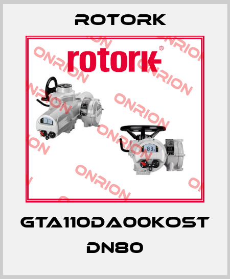 GTA110DA00KOST DN80 Rotork