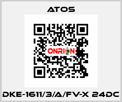 DKE-1611/3/A/FV-X 24DC Atos