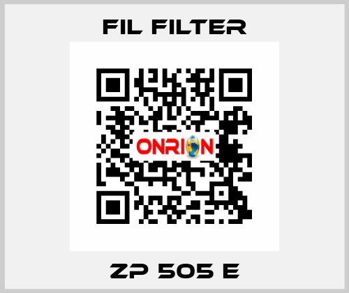 ZP 505 E Fil Filter