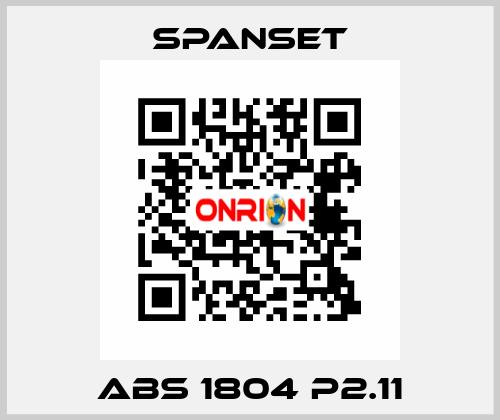 ABS 1804 P2.11 SpanSet
