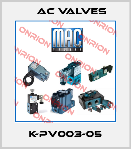 K-PV003-05 МAC Valves