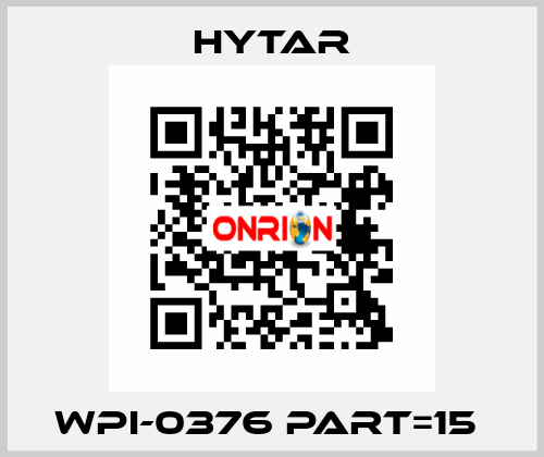 WPI-0376 PART=15  Hytar