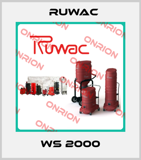 WS 2000 Ruwac