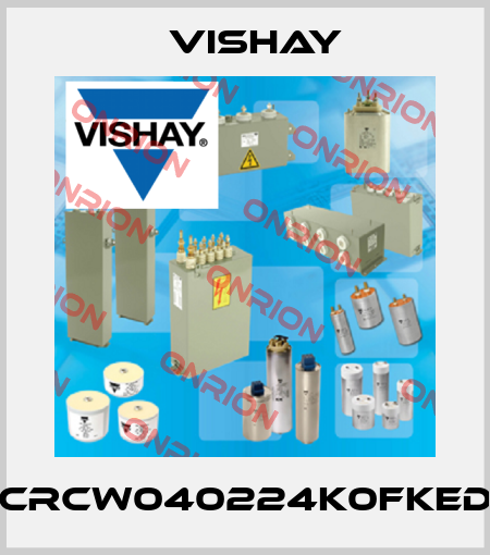 CRCW040224K0FKED Vishay