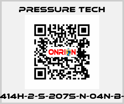 MF414H-2-S-207S-N-04N-B-SV Pressure Tech