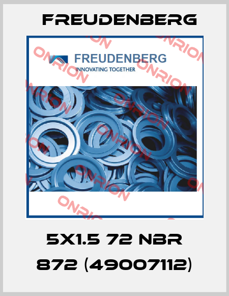 5x1.5 72 NBR 872 (49007112) Freudenberg
