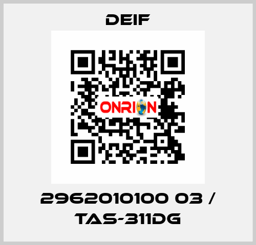 2962010100 03 / TAS-311DG Deif