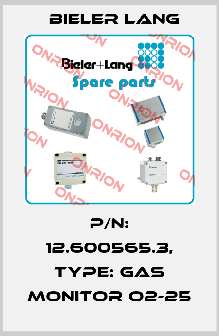 P/N: 12.600565.3, Type: Gas monitor O2-25 Bieler Lang