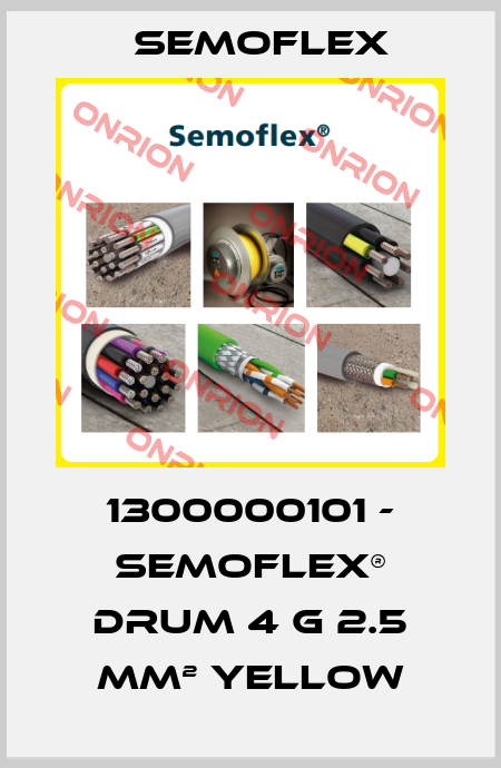 1300000101 - Semoflex® drum 4 G 2.5 mm² yellow Semoflex