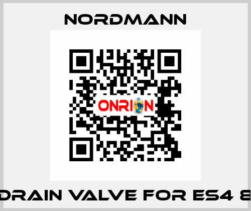 drain valve for ES4 8 Nordmann