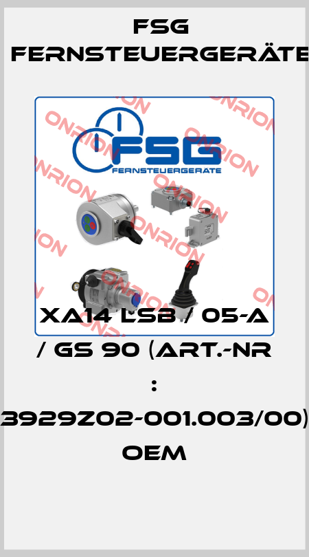 XA14 LSB / 05-A / GS 90 (Art.-Nr : 3929Z02-001.003/00) OEM FSG Fernsteuergeräte