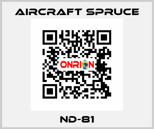 ND-81 Aircraft Spruce
