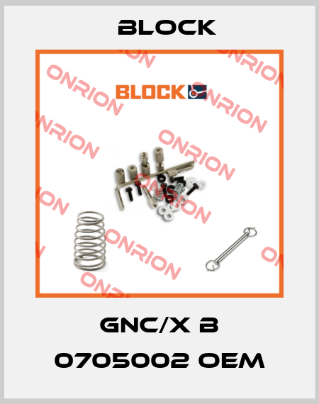 GNC/x B 0705002 OEM Block