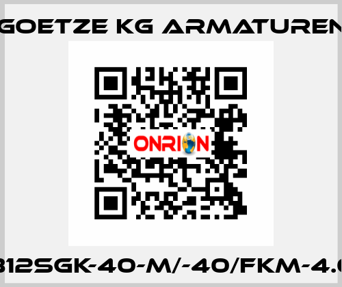812sGK-40-m/-40/FKM-4.0 Goetze KG Armaturen