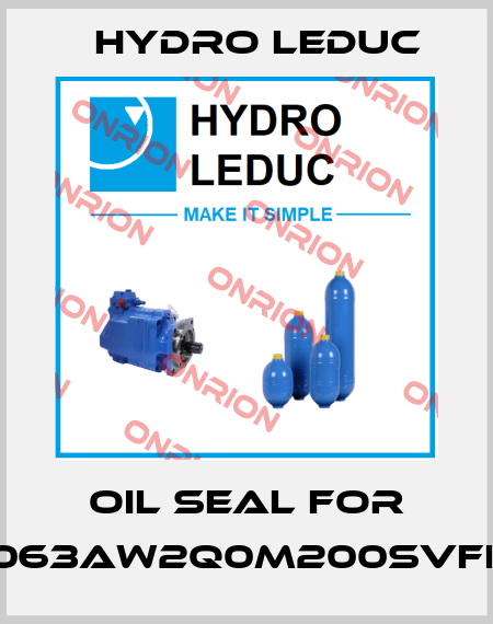 oil seal for M063AW2Q0M200SVFHP Hydro Leduc