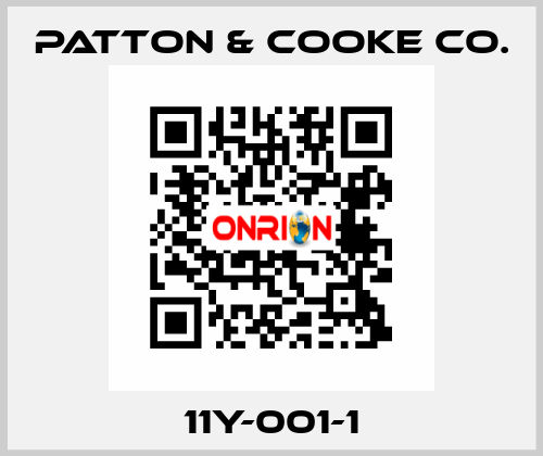11Y-001-1 Patton & Cooke Co.
