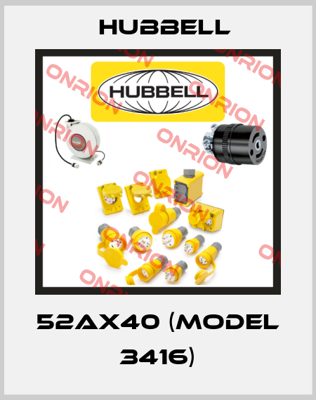 52AX40 (Model 3416) Hubbell