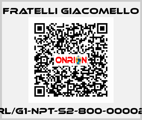 RL/G1-NPT-S2-800-00002 Fratelli Giacomello