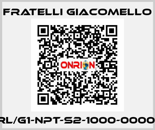 RL/G1-NPT-S2-1000-00001 Fratelli Giacomello