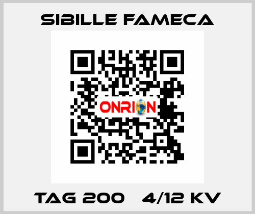 TAG 200   4/12 kV Sibille Fameca
