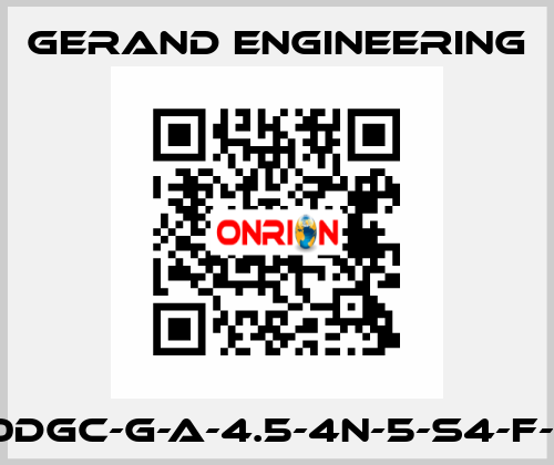 300DGC-G-A-4.5-4N-5-S4-F-B-0 Gerand Engineering