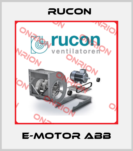 E-MOTOR ABB Rucon