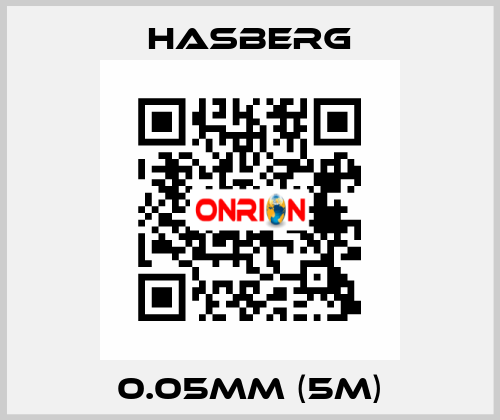 0.05mm (5m) Hasberg