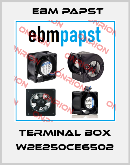 terminal box W2E250CE6502 EBM Papst