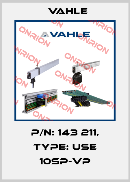 P/n: 143 211, Type: USE 10SP-VP Vahle