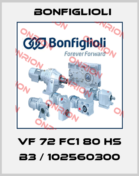 VF 72 FC1 80 HS B3 / 102560300 Bonfiglioli
