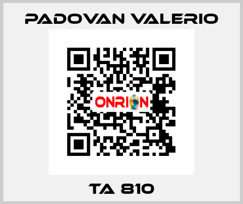 TA 810 PADOVAN VALERIO