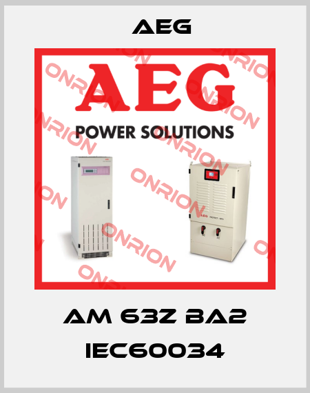 AM 63Z BA2 IEC60034 AEG
