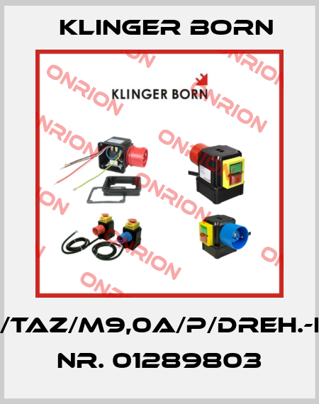K900/TAZ/M9,0A/P/Dreh.-E/End Nr. 01289803 Klinger Born