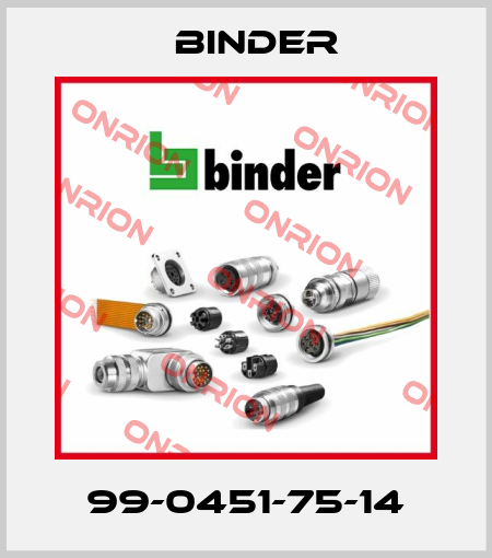 99-0451-75-14 Binder