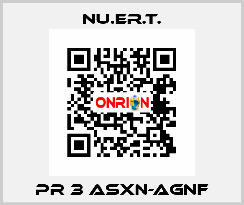 PR 3 ASXN-AGNF NU.ER.T.
