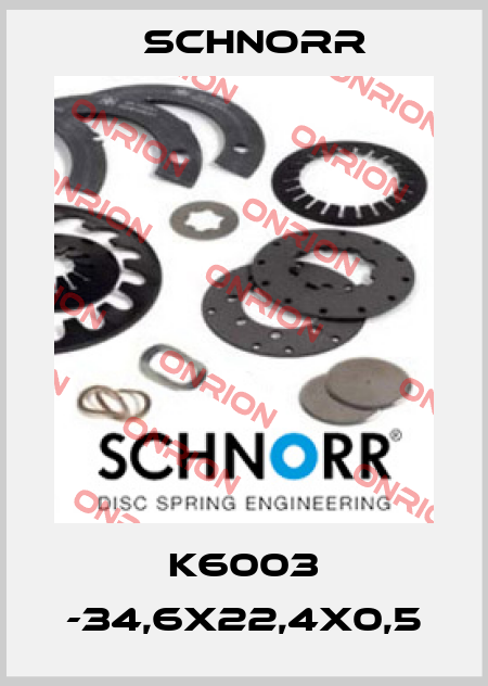 K6003 -34,6X22,4X0,5 Schnorr