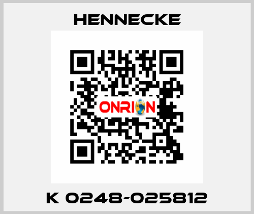 K 0248-025812 Hennecke