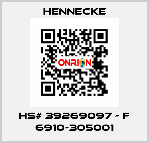 HS# 39269097 - F 6910-305001 Hennecke