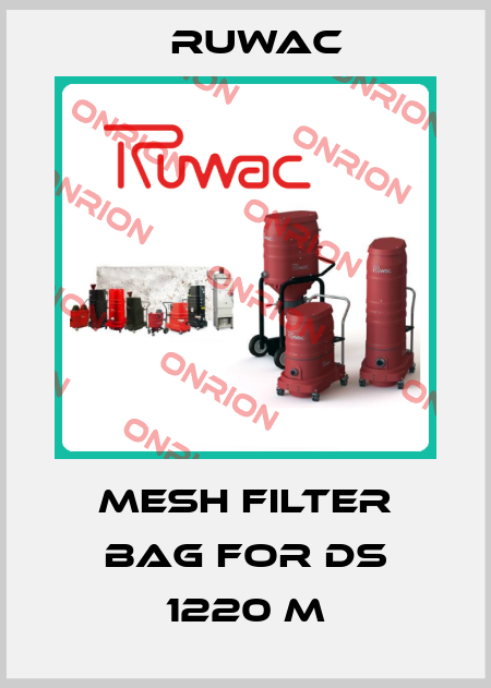 mesh filter bag for DS 1220 M Ruwac