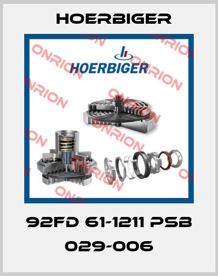92FD 61-1211 PSB 029-006 Hoerbiger