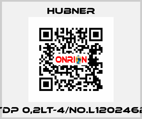TDP 0,2LT-4/No.L1202462 HUBNER