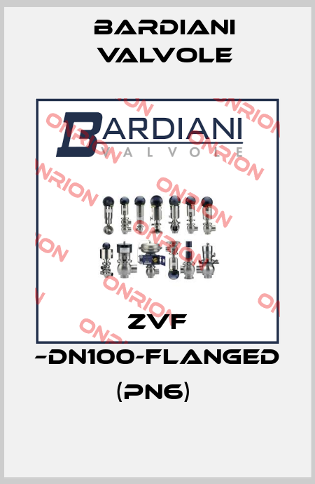 ZVF –DN100-FLANGED (PN6)  Bardiani Valvole