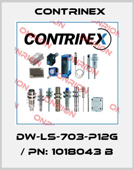 DW-LS-703-P12G / pn: 1018043 B Contrinex