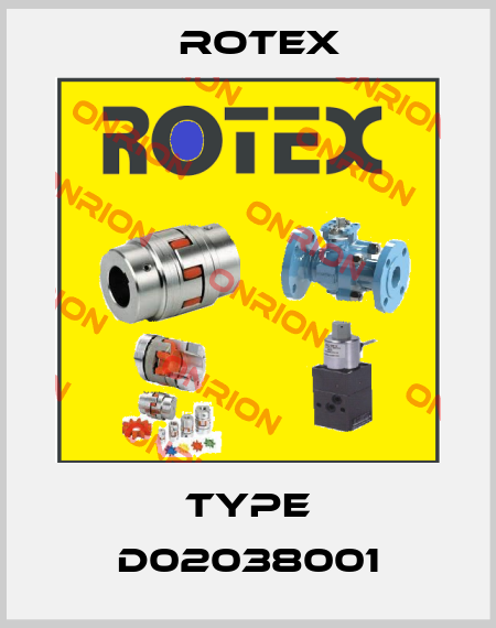 Type D02038001 Rotex