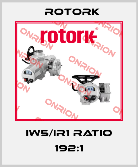 IW5/IR1 Ratio 192:1 Rotork