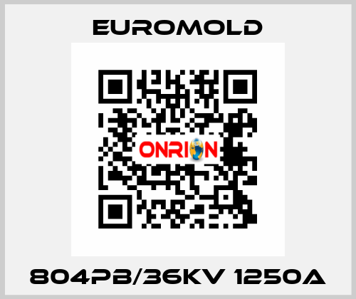 804PB/36KV 1250A EUROMOLD