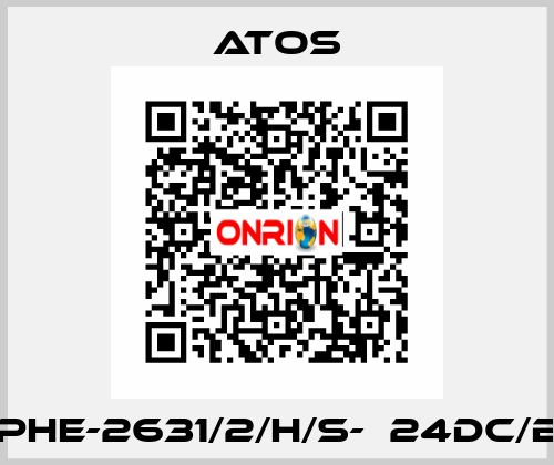 DPHE-2631/2/H/S-Х24DC/BT Atos